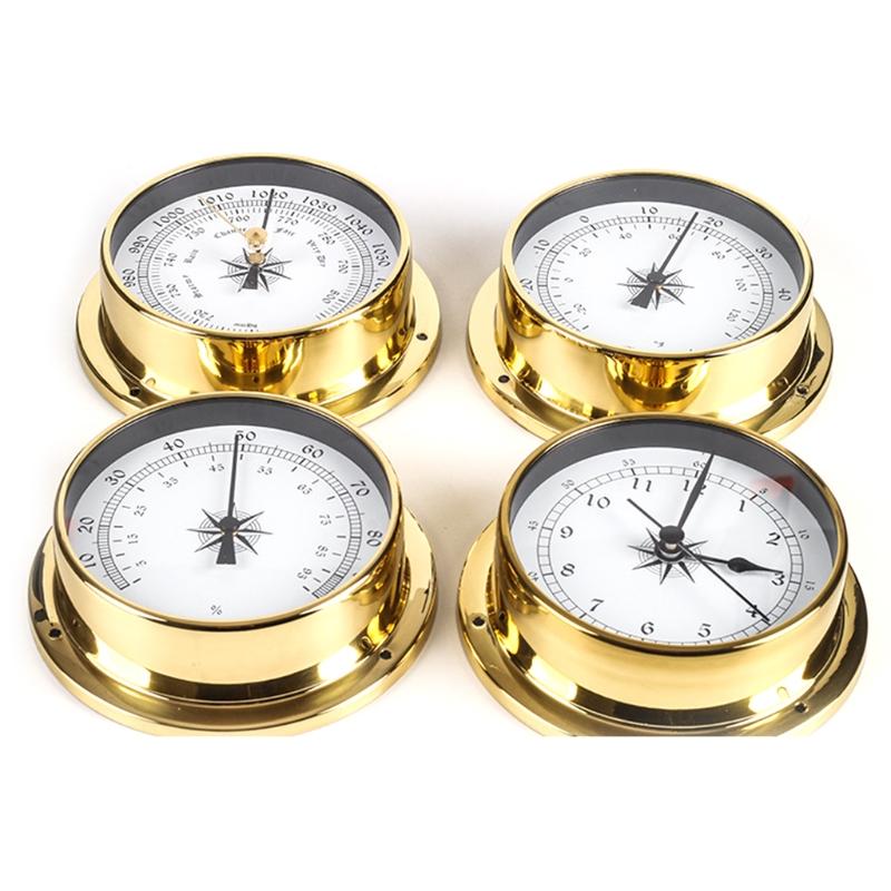 115 мм настенный термометр гигрометр барометр часы приливы и отливы для помещений и улицы O25 21 дропшиппинг