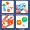 Cute Press Keyboard Keyring PLA Bag Accessories New Animal Shape Keychain  Gift
