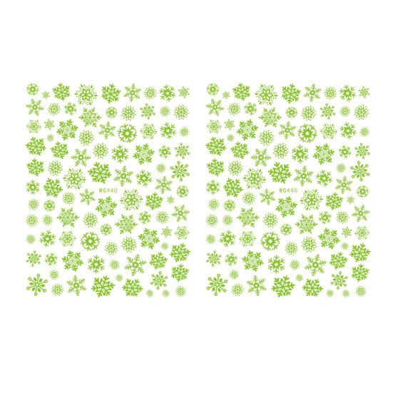 1/2 шт. Красочные наклейки для ногтей в виде снежинок, самоклеящиеся, DIY, для дома, салона, зимние, рождественские, снежинки, женские, наклейки для украшения искусственных ногтей