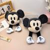 Mickey Mouse Plush Toy Backpack Pendant - Cartoon Head Minnie & Mickey Costume Accessories Ornament
