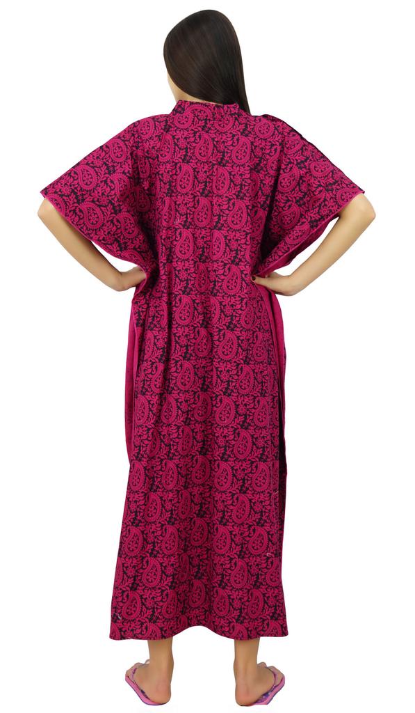 Bimba Кормящие матери хлопковый кафтан роды дизайнерский макси кафтан ночная рубашка