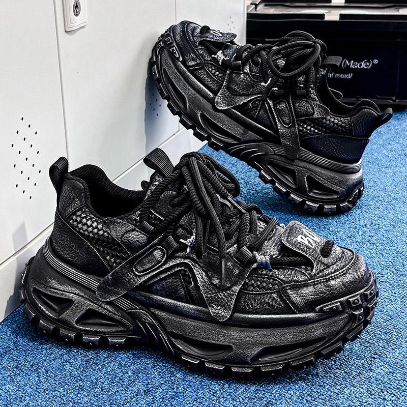 New Men's Fashion Casual Low Top Sports Shoes Students Thick Sole Comfortable Sneakers Boys Male Classic Breathable Basketball Shoes