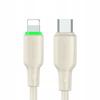 Mcdodo Charger Usb-C Lightning Fast Charging Cable For Iphone 1M Led Beige