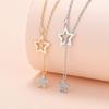 Star Necklace Female Korean Style Fashion Temperament New Five-pointed Star Pendant Collarbone Chain