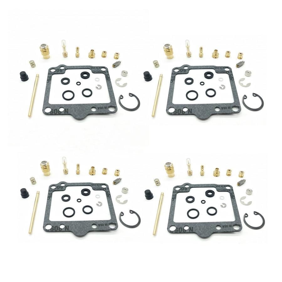 Ремкомплект карбюратора Игла жиклера Игольчатый клапан поплавка Прокладка Уплотнительное кольцо Набор для переборки Для 80-83 GS850 GS850g GS850gl GS850gt