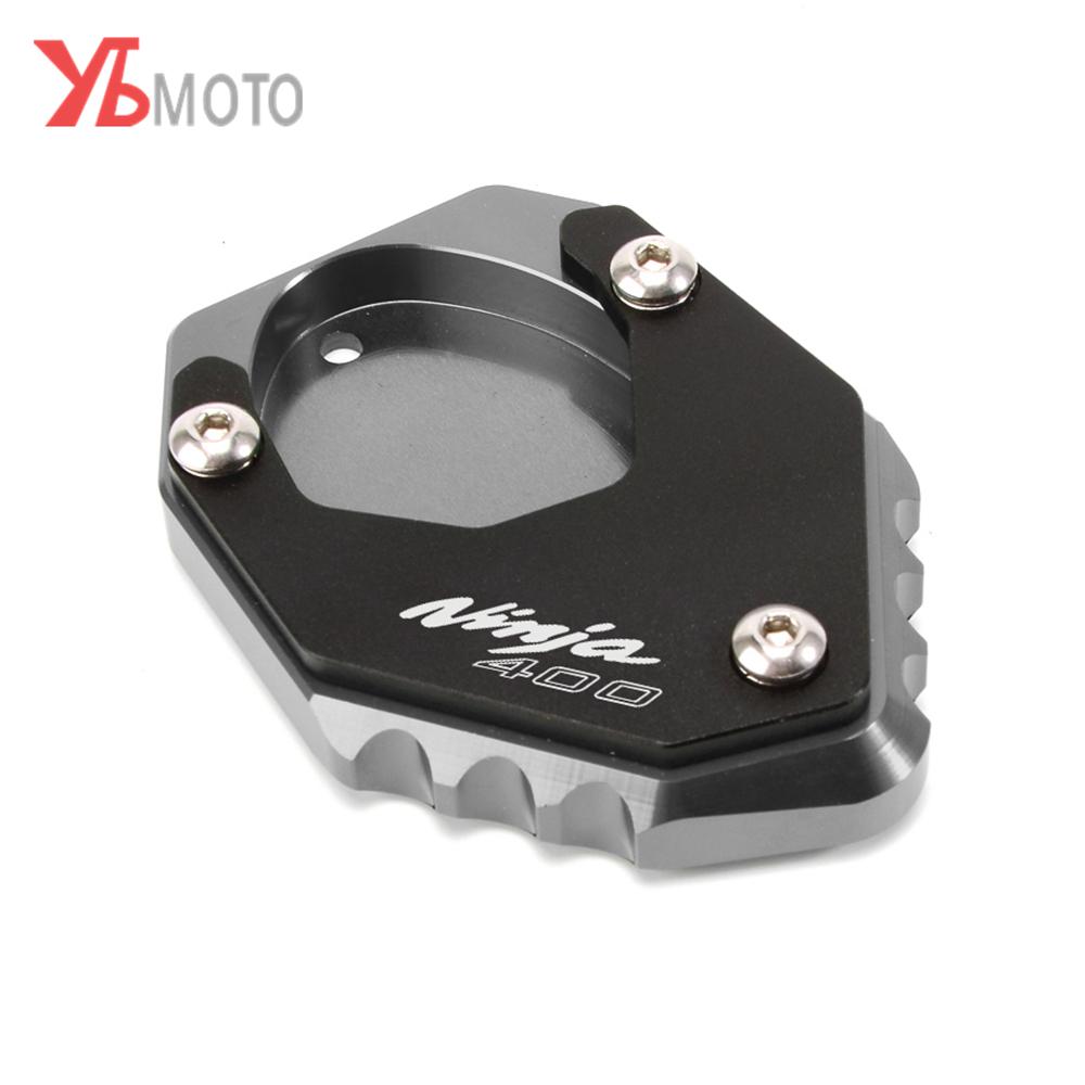 Подходит для KAWASAKI VERSYS 650 Z400 NINJA 400 2022, алюминиевая подставка для мотоцикла, увеличительная боковая подставка для мотоцикла, удлинитель с