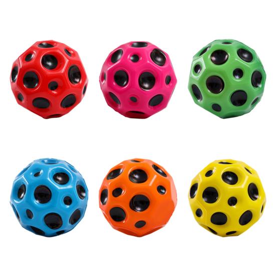 Fashion Anti-fall Entertainment Smooth Good Elasticity Porous Design Bouncy Ball Toy for Home