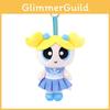 The Girls Powerpuff Plush Toy Anime Peripheral Cartoon Character Keychain Doll