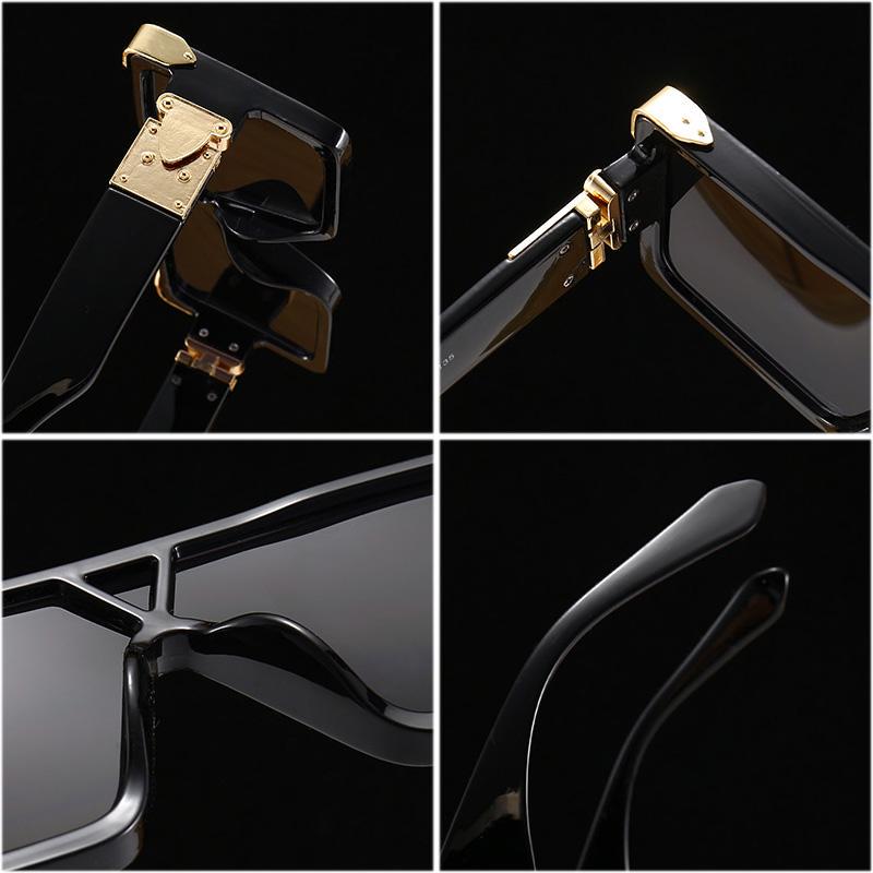 Винтажные солнцезащитные очки унисекс с квадратными стеклами