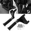 Motorcycle Footrest Black Rest Pedal Passenger Foot Pegs For Harley Sportster Iron 883 1200 XL 48 72 Super Low 2004-2013