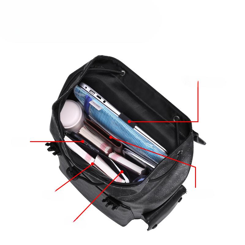 Модный мужской рюкзак с принтом, большой емкости, компьютерный рюкзак, дорожный рюкзак из натуральной кожи