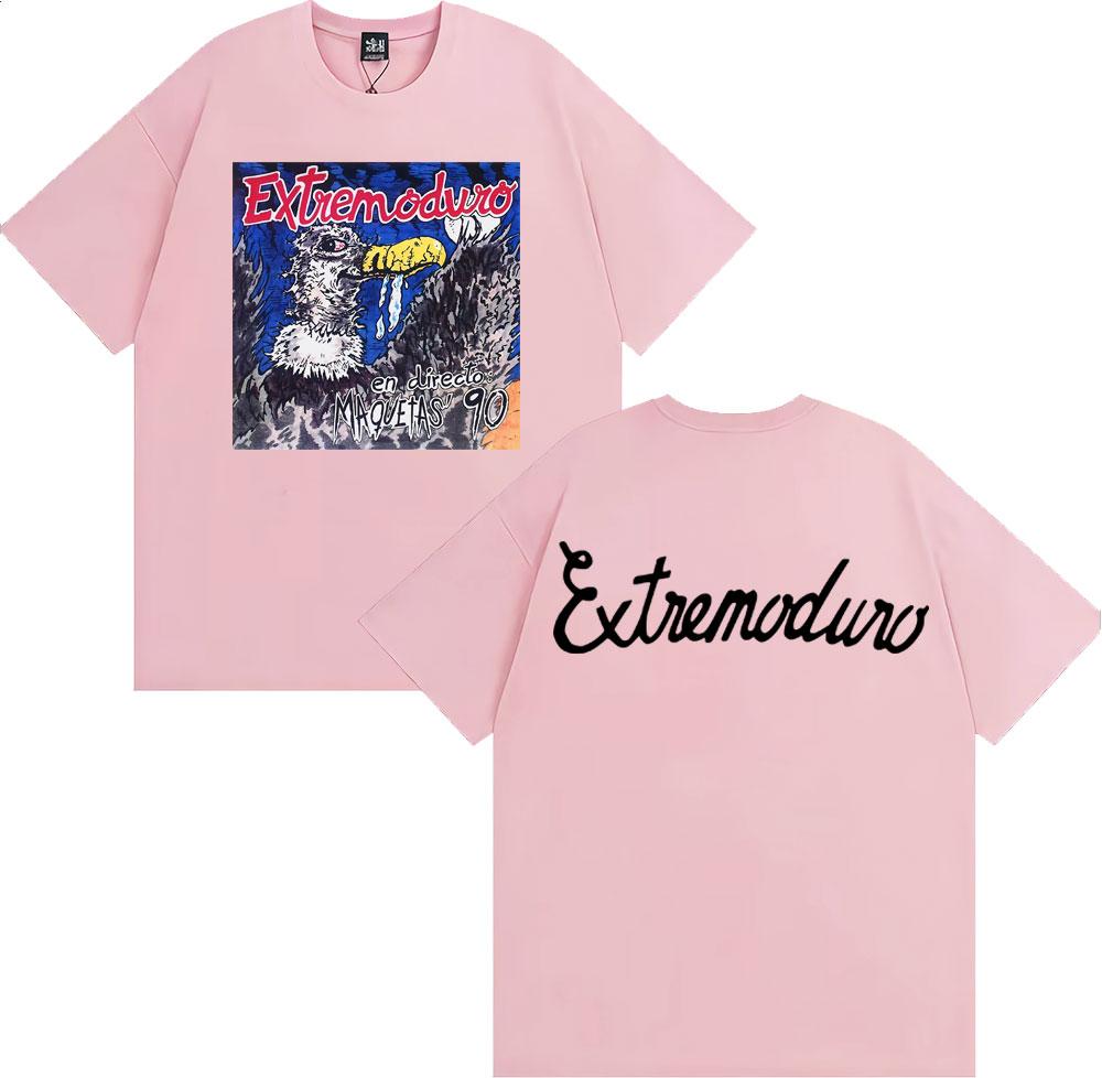 Rock Band Extremoduro En Directo Maquetas 90 Tshirts Unisex Women Fashion Hip Hop Street T Shirt Cotton Casual Oversized T Shirts