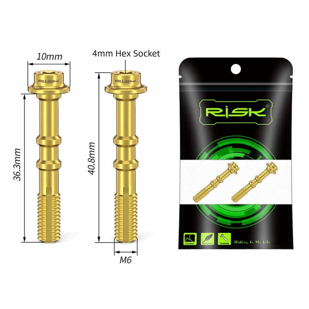1 Set M4/M6/M8 Bicycle Oil Disc Screws Titanium Alloy Disc Brake Screws Cycling Supplies