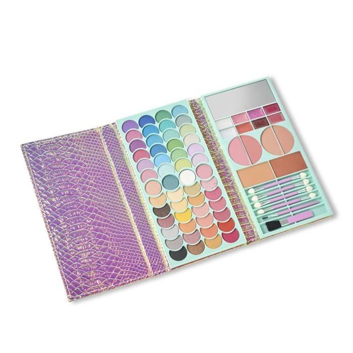 Portefeuille maquillage - MARTINELIA - Sirène - Holographique - Compact - Multicolore