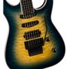 JACKSON Jackson Electric Guitar Pro Plus Series Ebony Amber Blue Burst with Gig Bag Soloist™ SLA3Q, Fingerboard,