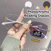 Женские без оправы фотохромные очки для чтения высокой четкости сверхлегкие с защитой от синего света для дали от 0 до +4.0