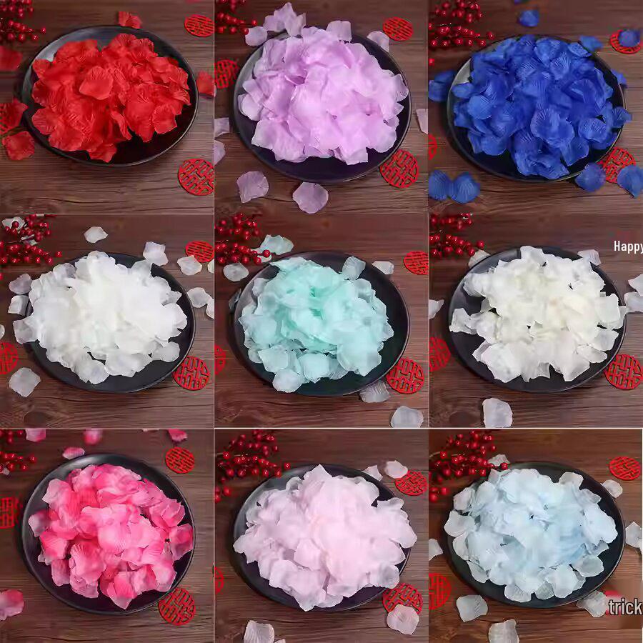Rose Petal Decor for Wedding Ceremony, Proposal, and Bed Arrangement