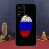 Russia Russian Flag For OPPO A54S A74 A94 A58 A78 A98 A16 A76 A96 A15 A17 A77 A5 A9 A52 A72 A79 A53S A57S Case