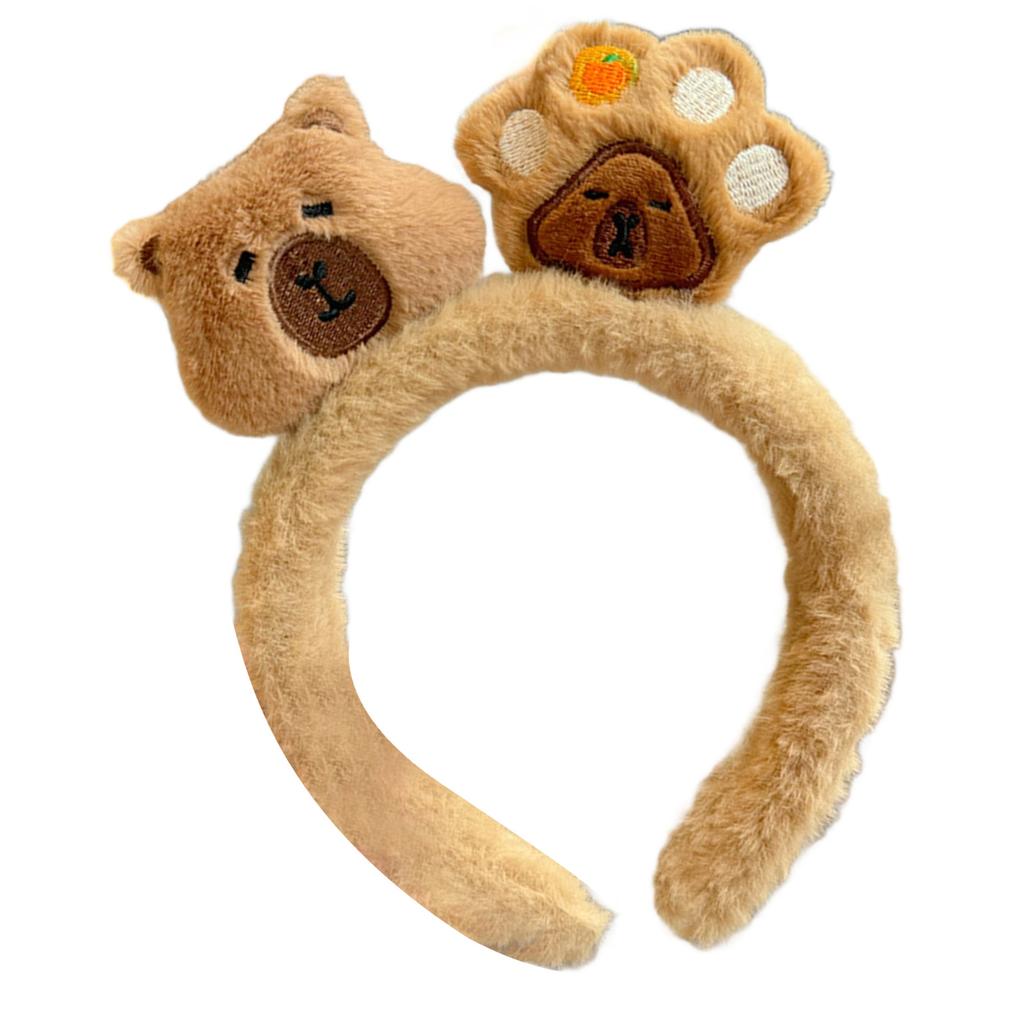 Capybara Headbands Cosplay Doll Headwear Hairbands Hair Claw Makeup Washing Face Hairbands Birthday Party
