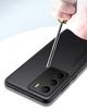 Чехол для Realme C71 C73 C75 из углеволокна и ПУ кожи для Realme C67 C65 C63 C61 C55 C53 C35, матовые противоударные однотонные чехлы