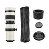 Camera MF Super Telephoto Zoom Lens F/8.3-16 420-800mm T2 Mount with FX-mount Adapter Ring 1/4