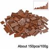 150 шт. Оптовые гладкие плоские строительные блоки 1x1 1x2 1x6 точек Тонкие плитки Кирпичики для детей Leduo Игрушка Смешанные частицы Совместимый бренд