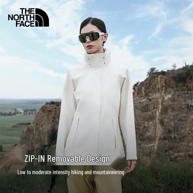 The North Face Женская однослойная ветрозащитная уличная куртка с капюшоном