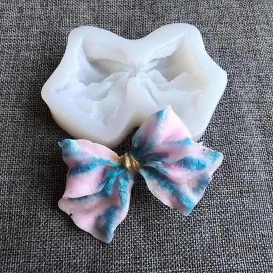 Жидкая силиконовая форма для галстука-бабочки DIY, форма для кристаллической эпоксидной смолы