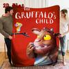 The Gruffalo 2D Flat Pattern Flannel Blanket High quality All Seasons Warmth and Comfort Perfect for Christmas Gifts.MMT0918091