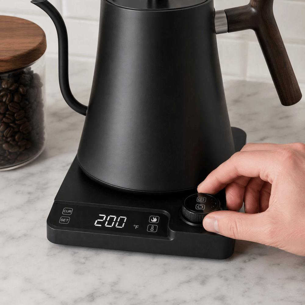 Constant Temperature Electric Kettle Stainless Steel Hand Pour Coffee Kettle Coffee Brewing