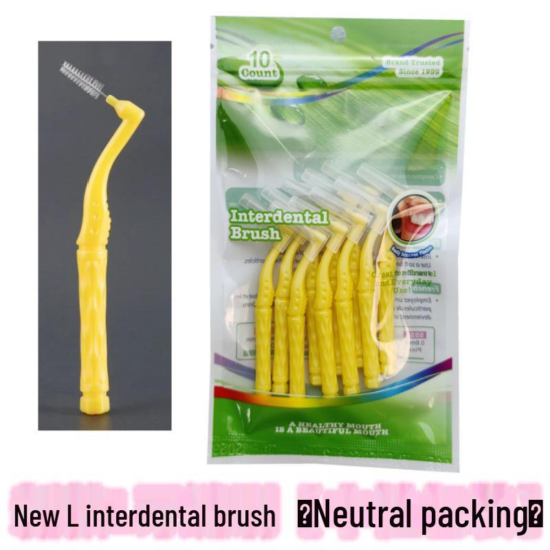 Ортодонтическая L-образная мягкая щетина для чистки межзубных промежутков и зубов мудрости