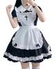 Cosplay Maid Clothes Maid Apron Gothic Lolita Lolita Cute Halloween Costume Disguise A [JIURUN] (L, Maid)