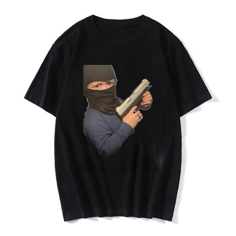 Hasbulla Fighting T Shirt Unisex Russia Classic Mini Khabib Blogger Graphic Tshirts Women Funny Streetwear Tops Tees Shirts
