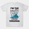 T Shirt Women Im The Pretty Girl From Virginia Harajuku Print Kawaii Tshirt Summer Short Sleeve Female T-Shirt Top Tee
