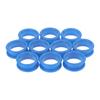 10Pcs Professional Barber Hair Shears Scissors Finger Rings Grips Inserts Soft Silicone Ring For Salon Barbers