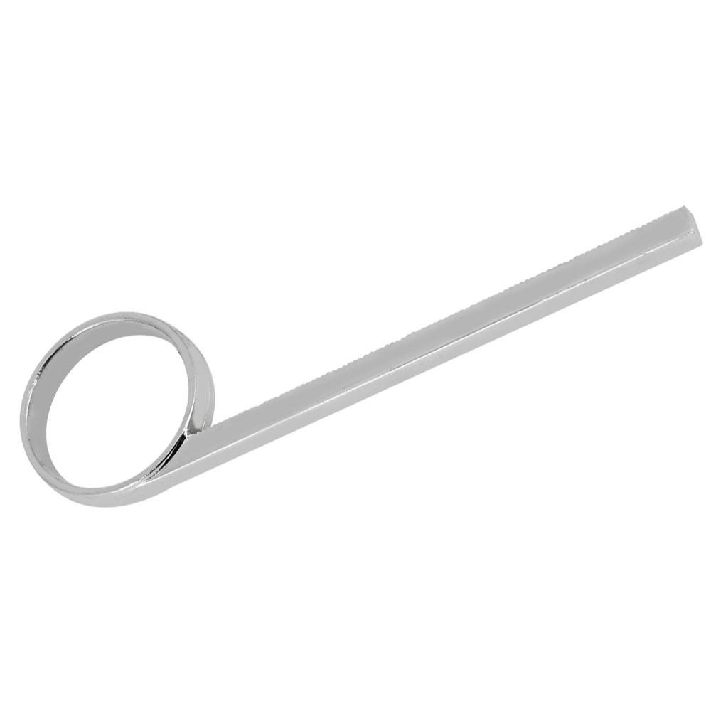 2PCS Metal Trumpet Slide Finger Ring Silver Metal Finger Pull Slide For Trumpet