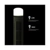 Portable Air Cooler Fan,Streamlined Tower Fan with LED,Powerful Wind,Space-Saving, USB Interface Black