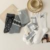 Ladies Fall New Style Polka Dot Bow Lace Lace Ballet Wind Tube Socks