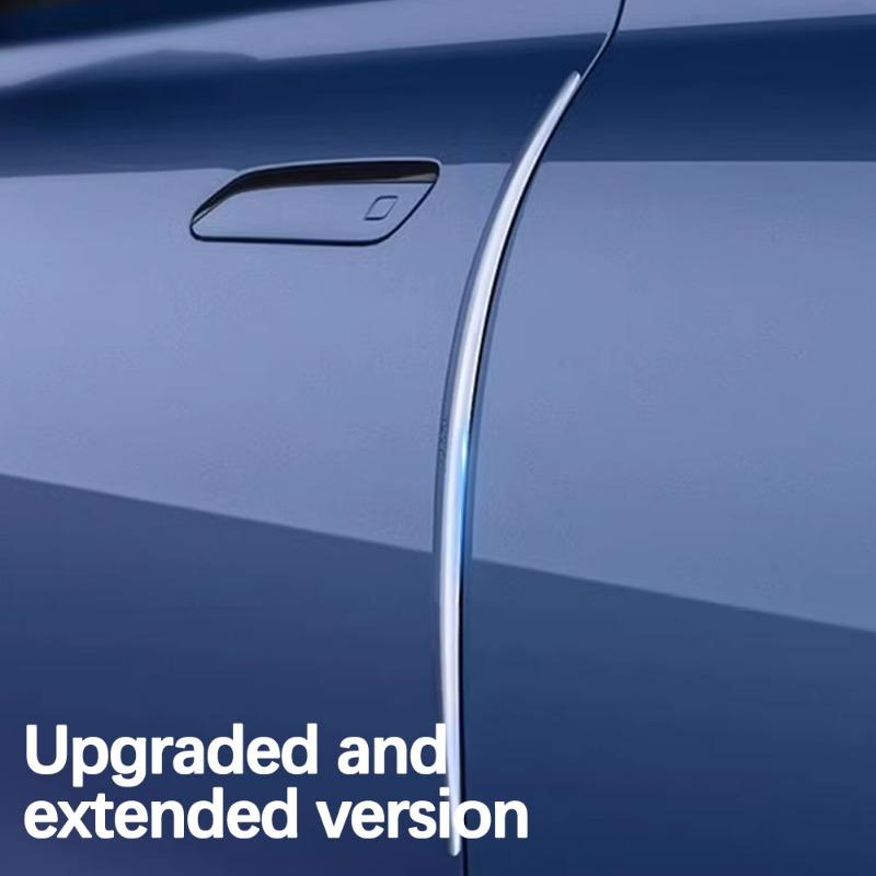 Расширенная полоса предотвращения столкновений автомобиля Универсальная прозрачная защитная наклейка на бампер двери автомобиля от царапин и столкновений