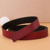 Belt Women'S Leather Cowhide Belt Women'S Decorative Belt Women'S Litchi Pattern Belt Women'S