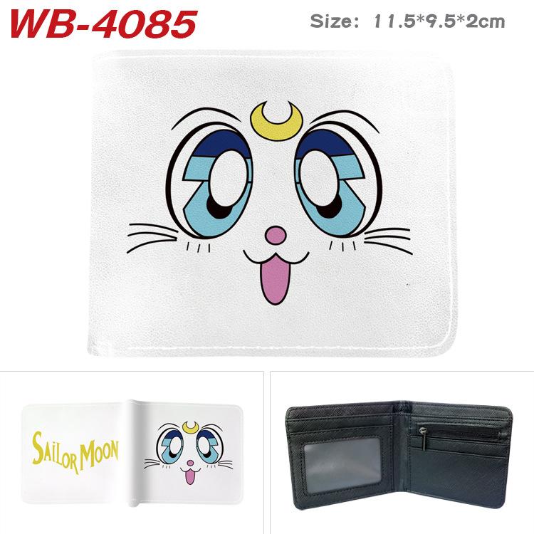 Sailor Moon Coin Purse Full Color Print Short Card Holder Anime Wallet for Men Women 1pcs