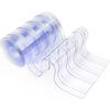 Plastic Vinyl Replacement Strip 8" X 8' Door Curtain, Clear PVC Freezer Door Curtain Strips Commercial for Warehouse, Walk-in Freezers, Pet House