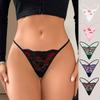 5pcs/pack Low Rise Lip Print Sexy Women G-string Sexy Lingerie Breathable Comfortable Lady Thongs 2025 Erotic Female Underwear