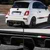 Декоративная наклейка на задний бампер Fiat Abarth 595 из настоящего углеродного волокна