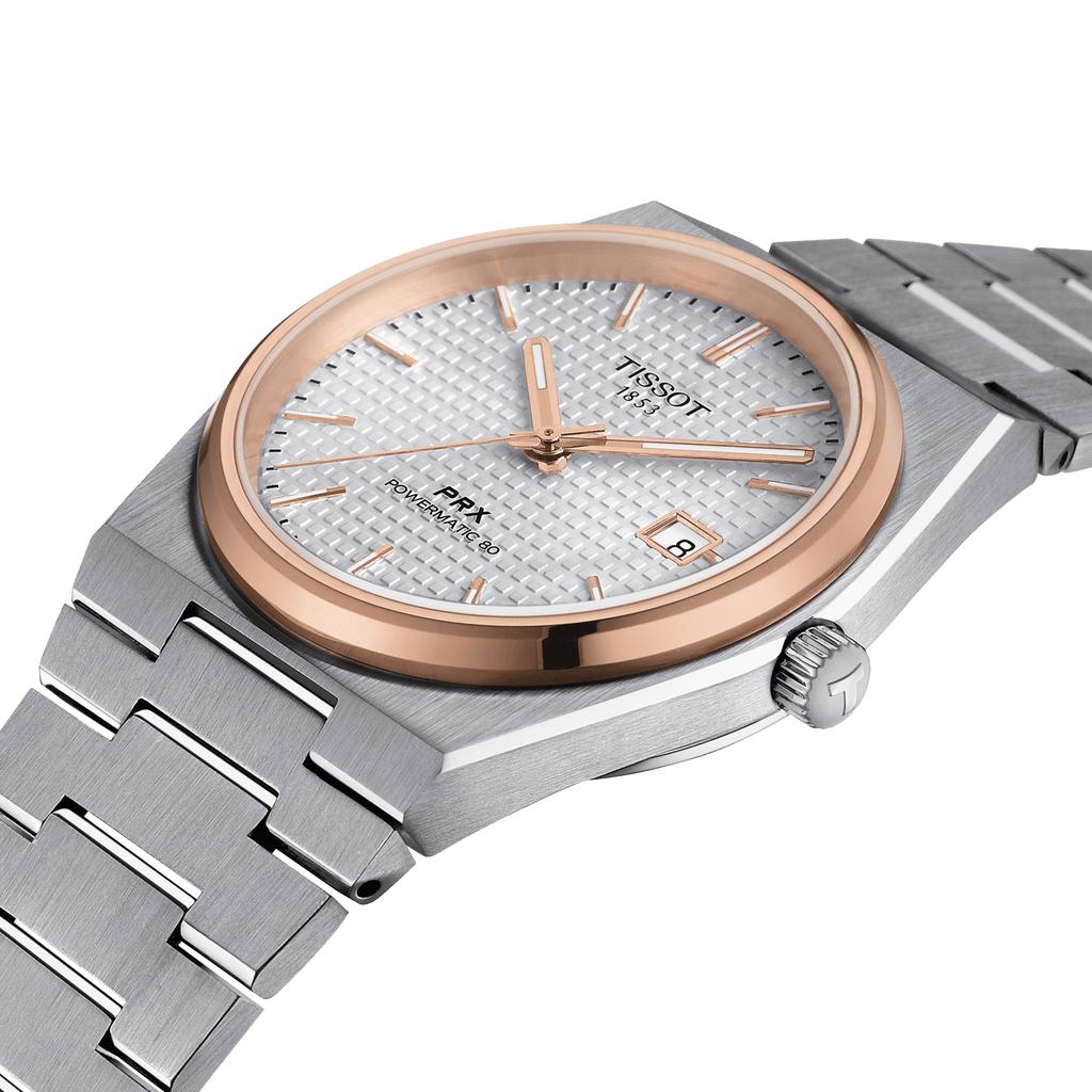 Tissot Мужские модные часы из нержавеющей стали с серебристым циферблатом T137.407.21.031.00