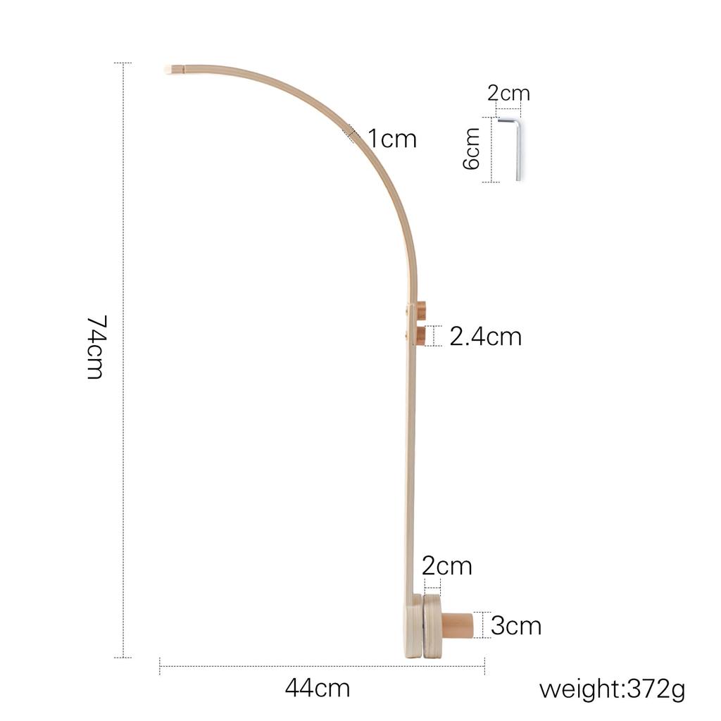 Сделать кровать Merry Arm деревянный неокрашенный простой в установке кронштейн для кровати для спальных принадлежностей детская игрушка подарок для ребенка новорожденный ребенок обучающее постельное белье давайте