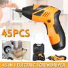 Cordless Electric Drill Driver Bits Set Battery & Recharger Wireless Screwdriver