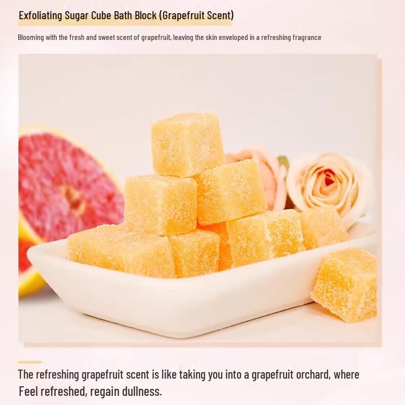 Cath Kidston Grapefruit Sugar Cube Bath Block