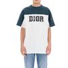 DIOR Quarterly New Products T-Shirts Men's Green Crew Neck Moderate 193J646A0554-680