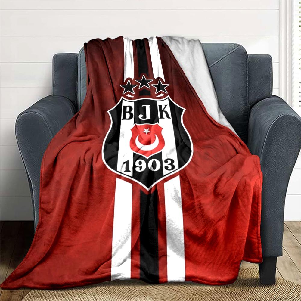Beşiktaş Print Flannel Blanket High Quality Warm Comfortable Cover for All Seasons Perfect for Gifts Home Decor